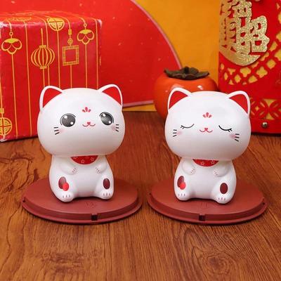 Солнечная Lucky Cat Добро пожаловать Lucky Cat Волна и объятия Lucky Cat Pattern для украшения дома