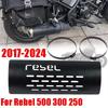 Для Rebel CMX 500 300 250 Rebel300 Rebel500 2025 Защитный экран от жары для глушителя выхлопных газов, Защита от ожогов, Аксессуар