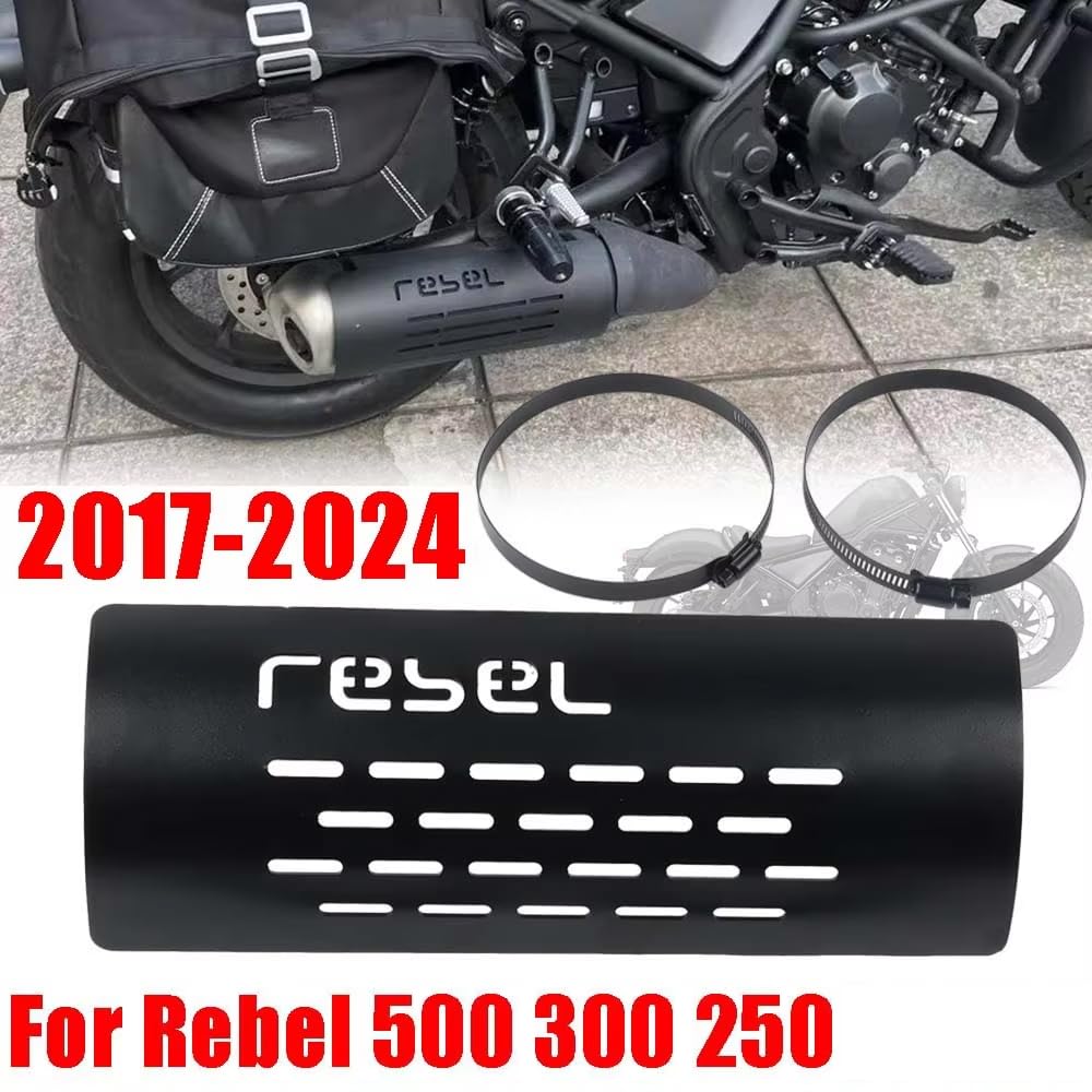 Для Rebel CMX 500 300 250 Rebel300 Rebel500 2025 Защитный экран от жары для глушителя выхлопных газов, Защита от ожогов, Аксессуар