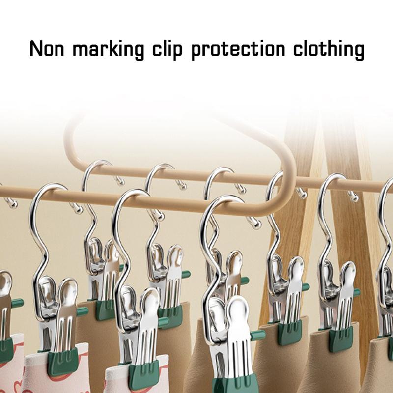 Многофункциональные металлические зажимы для одежды из нержавеющей стали, брюки, зажимы для одежды, зажимы для носков, зажимы для носков, зажимы для шляп, зажимы для простыней, прищепки для одежды