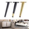 Современный стиль косые металлические ножки для мебели в качестве замены для дивана, журнального столика, стула, подставки для телевизора, ножки шкафа 2/4 шт.