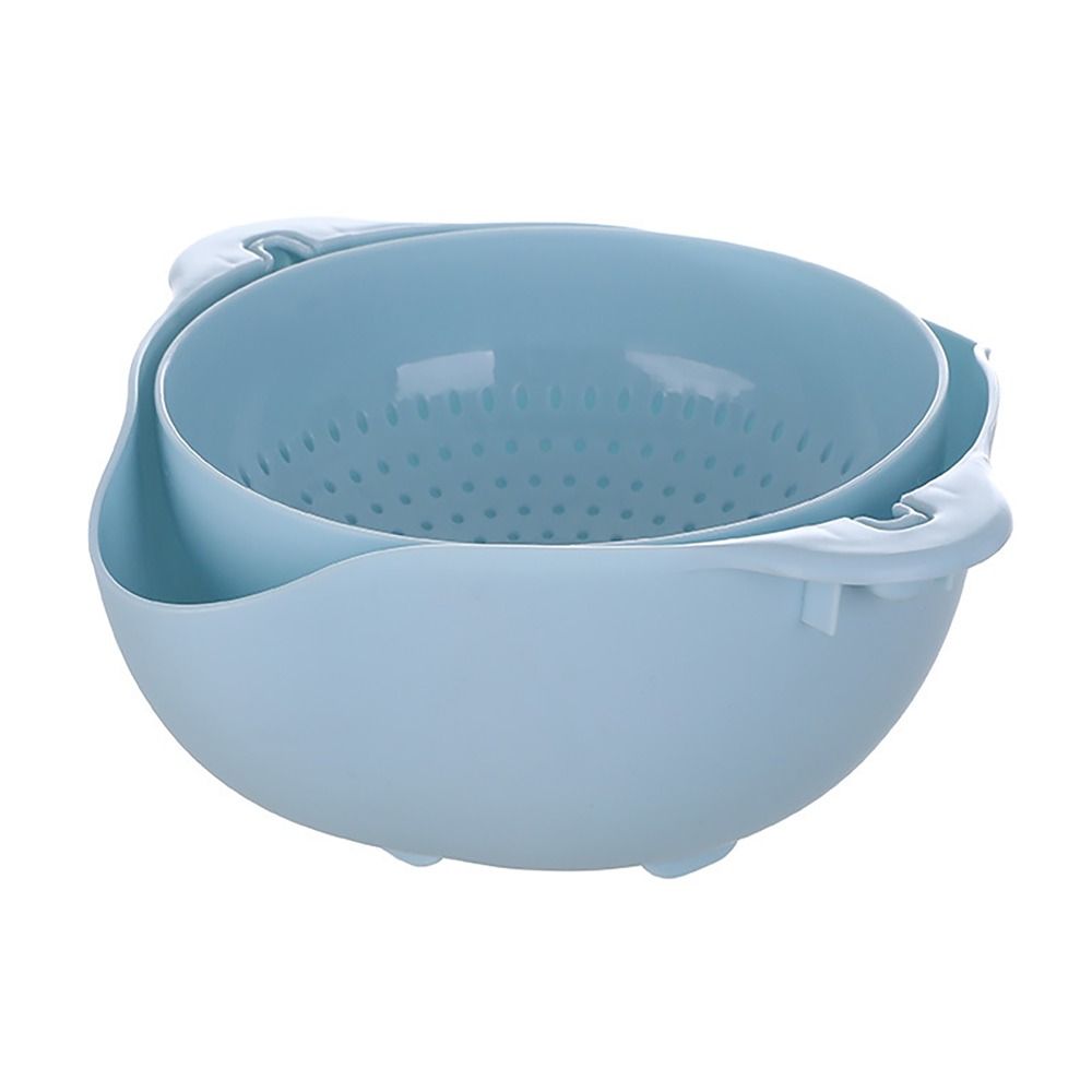 Kitchen Gadgets Rice Washing Bowl Double Layer Sink Rotatable Drainer  Kitchen Home