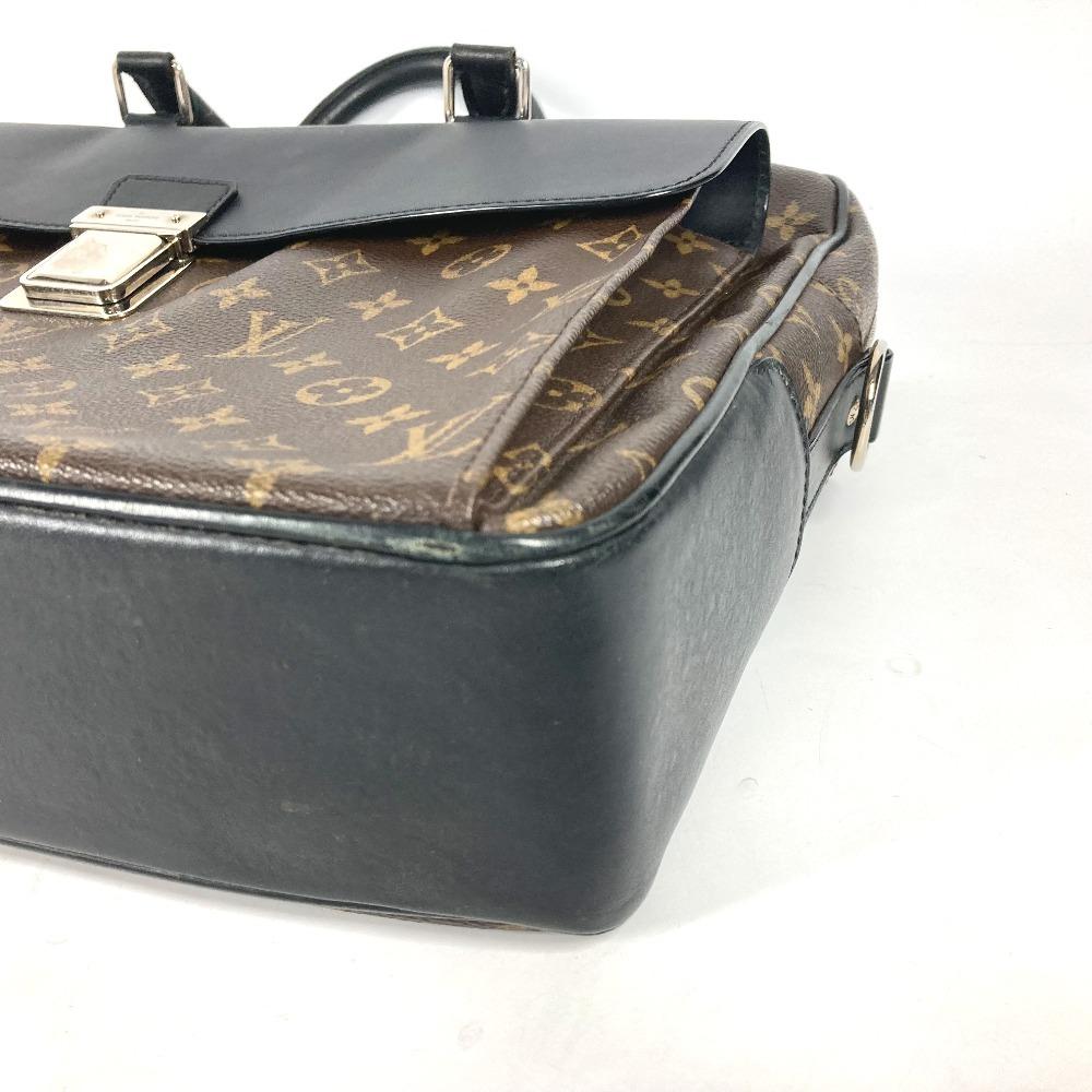 Louis Vuitton M56719 MonogramMacassar Soft Briefcase 2WAY Hand Bag Document Bag