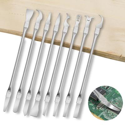 Набор инструментов для ремонта электроники 8 шт. Набор инструментов для вскрытия для удаления клея с ЦП, материнской платы, телефона, планшета. Профессиональный набор лопаток, скребков и крючков.