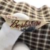 Berkshire 50-е 60-е Отложной воротник Винтажный силуэт-коробка Клетчатый узор Длинный рукав Рубашка с отложным воротником Мужская Б/У