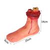 1PC Horror Halloween Decor Blood Horror Broken Hand Foot Latex Fake Finger Brain Heart For Halloween Party Supplies Scary Props