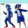 Костюм для косплея Соника, комбинезон для детей, для ролевой игры на Хэллоуин