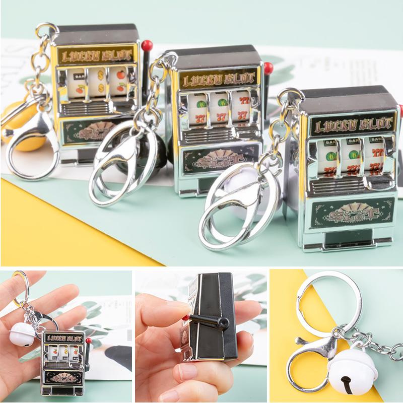 Slot Machine Keychain Mini Fruit Box