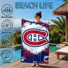 Пляжное полотенце хоккейной команды Canadiens, Супермягкая микрофибра, Идеальный подарок для нее/него, на день рождения, для бассейна, пляжа, путешествий, Декор для пляжной вечеринки