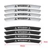 cytbfl1 Set of 4 Aluminum Car Wheel Racing Decals and Badges for Mitsubishi Ralliart, Outlander, L200, and Xpander