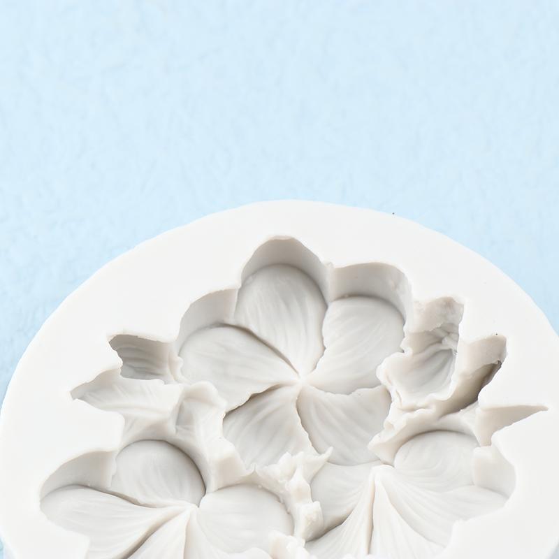 1 шт. силиконовая форма в форме цветка Gardenia Plumeria Rubra мыло помадка формы DIY торт желе шоколад украшения инструмент для выпечки
