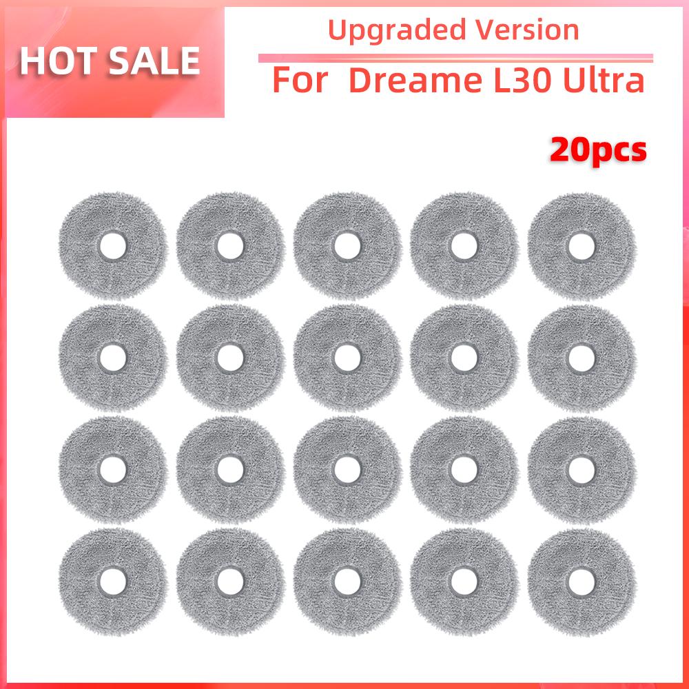 Совместимость с роботизированным пылесосом Xiaomi Dreame L30 Ultra, основная боковая щетка, фильтр HEPA, насадка для швабры, пылесборник, сменные детали, аксессуары