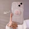 Чехол для мобильного телефона с бабочкой для iPhone 15 Pro Max Plus 14 13 12 11 Mini X XS XR 3D чехлы с кристаллами для девочек противоударная задняя крышка