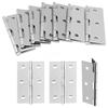10pc 3inch Door Hinges Ball Bearing Butt Internal Internal Stainless Steel Hinge