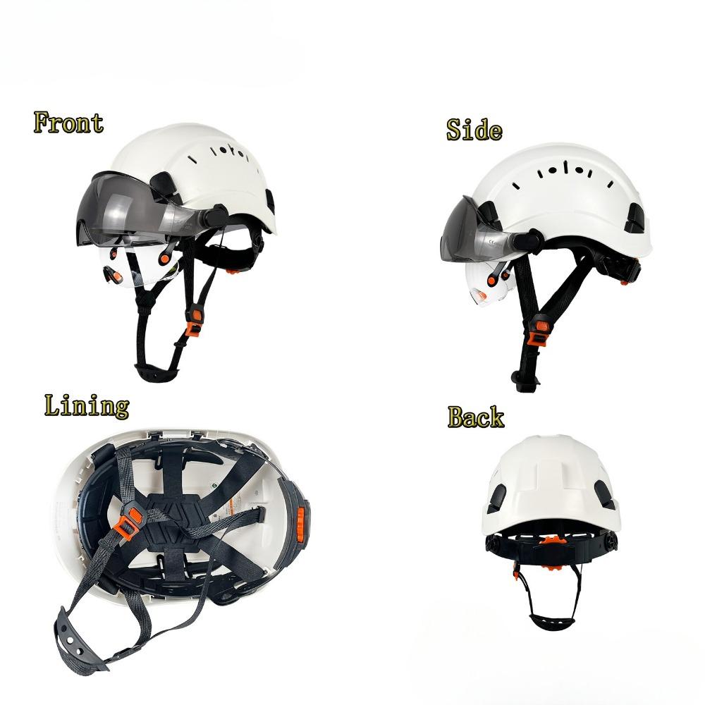 Safety Helmet Hard Hat With Visor FREE Goggles Construction Site Hard Hat Worker Protection