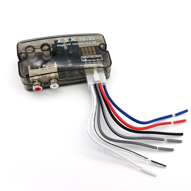 12V Auto Car Audio Converter Rca Stereo High To Low Adjustable Frequency Adapter