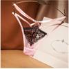 Cross Sexy Knickers Кружевное нижнее белье Женское нижнее белье Контрастные трусики-стринги