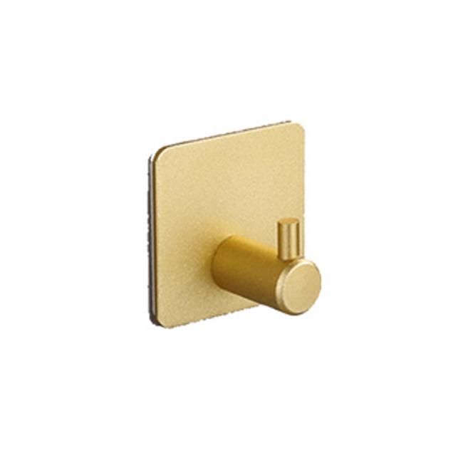 Custom Printed Self-Adhesive Towel Hooks Self Adhesive Holder Matte Black Kitchen Stainless Steel Home Square Hook