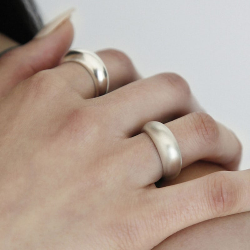 MUHWA Dome Band Ring