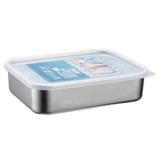 Герметичный пищевой контейнер для пищевых продуктов с прозрачной изоляцией крышки, сохранение в холоде, большая емкость, нержавеющая сталь