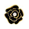 New Enamel Pearl Camellia Flower Brooches For Women Fashion New Design Bag Pin 2 Colors Available