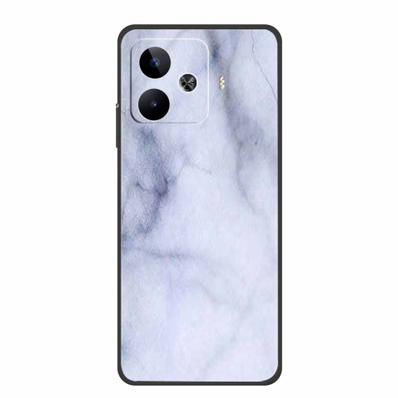 Чехол для vivo iQOO Z9 Turbo Мраморный ТПУ Мягкий Силиконовый Задний Чехол Для iQOOZ9 Turbo V2352A Чехлы Для Телефона Ударопрочный Слюдяной Окрашенный Capa