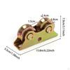 Bearing Equipped V Groove Wheel Pulley for Sliding Door Roller Floor Guide