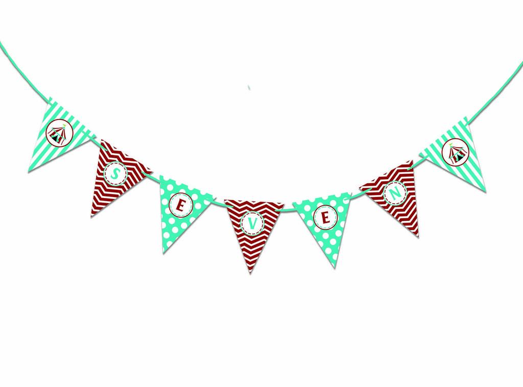 Inkdotpot Birthday Party Decorations Happy Birthday Party Garland Baby Boy Or Girl Gender Neutral Pennant Banner