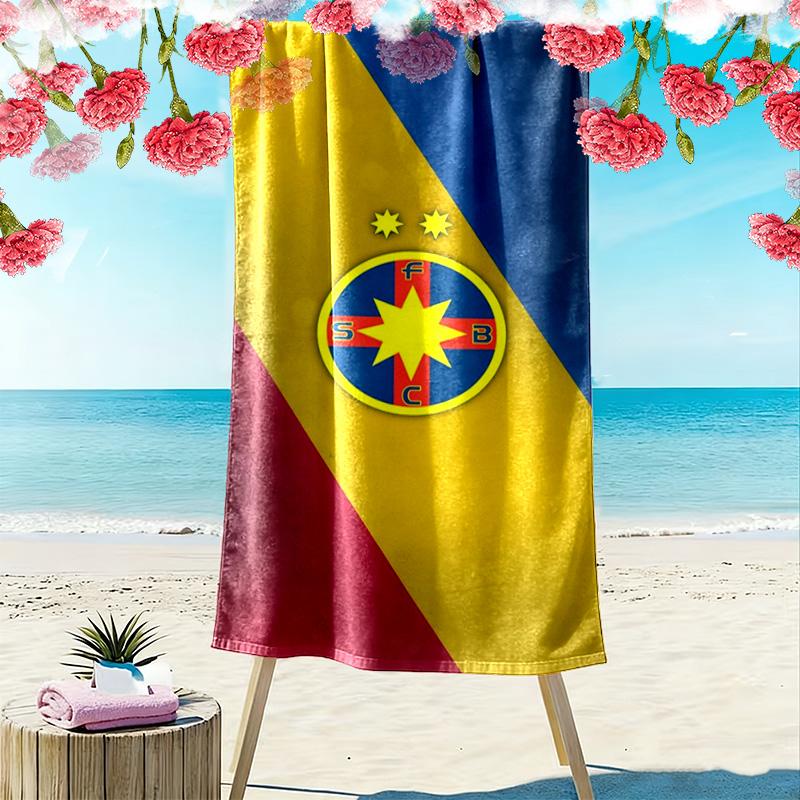 fcsb steaua Print Beach Towel, Large Soft Quick Dry Towel for Beach Camping Swimming