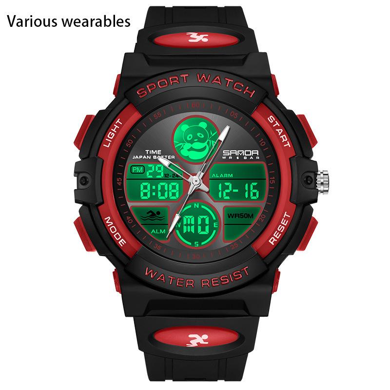 Электронные часы многофункциональные студенческие водонепроницаемые трендовые мужские и женские часы-астронавты