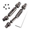 For WPL B-14 B14K B-24 B24K B-16 B16K C-14 C14K C-24 RC Metal Heavy-Duty Drive Shaft Kit for 1/16 1/24 RC Crawler Car