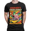 Футболка Courage Dog 100% Хлопок Мужская Пляжная Винтажные Футболки С Круглым Вырезом Хипстерские Футболки Больших Размеров Оптовая Одежда