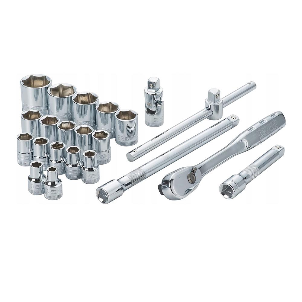 Dewalt 1/2 Socket Set (Pack of 22)