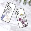 Princess Cartoon For Samsung A53 A52 A33 A32 A51 A71 A21S A13 A73 A50 A22 A23 A03 A72 A54 A12 5G Black Funda Phone Case