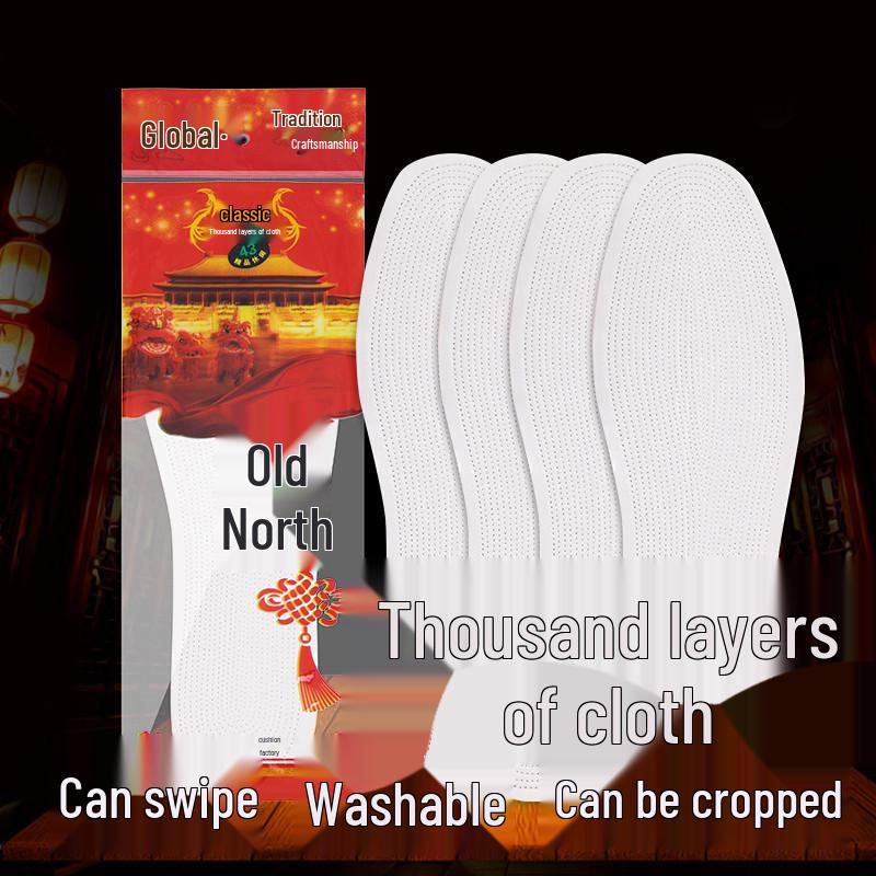 Унисекс Хлопковые Стельки с Влагопоглощающим Эффектом - Устойчивые к Запаху, Настраиваемые, Многослойная Конструкция