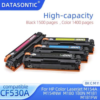 Совместимый тонер-картридж CF530A CF531A CF532A CF533A CF205A для принтера HP Laserjet Pro M154nw M154a M180nw M180n M180 M181fw