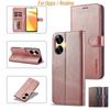 Ultrathin Design Retro Luxury PU Leather Flip Stand Wallet Phone Bag Case for Oppo A9 (2020),A5 (2020),A54 5G,A17,Realme C3,A96,A78 4G,Realme C33...