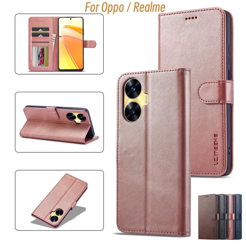 Ultrathin Design Retro Luxury PU Leather Flip Stand Wallet Phone Bag Case for Oppo A9 (2020),A5 (2020),A54 5G,A17,Realme C3,A96,A78 4G,Realme C33...