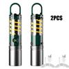 High Power Rechargeable LED Flashlights Zoomable Torch with Breathing Atmosphere Light Portable Work Lamp for Camping Waterproof