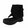 Height Increase 7cm Thick-soled Trousers, Cool Boots for Women's Summer New Small Toe Sandals, Hollow and Breathable Small Short Boots