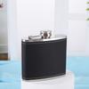 PU Leather Wrapped Hip Flask Stainless Steel Drinking Bottle Mini Liquor Flask  Alcohol Wine