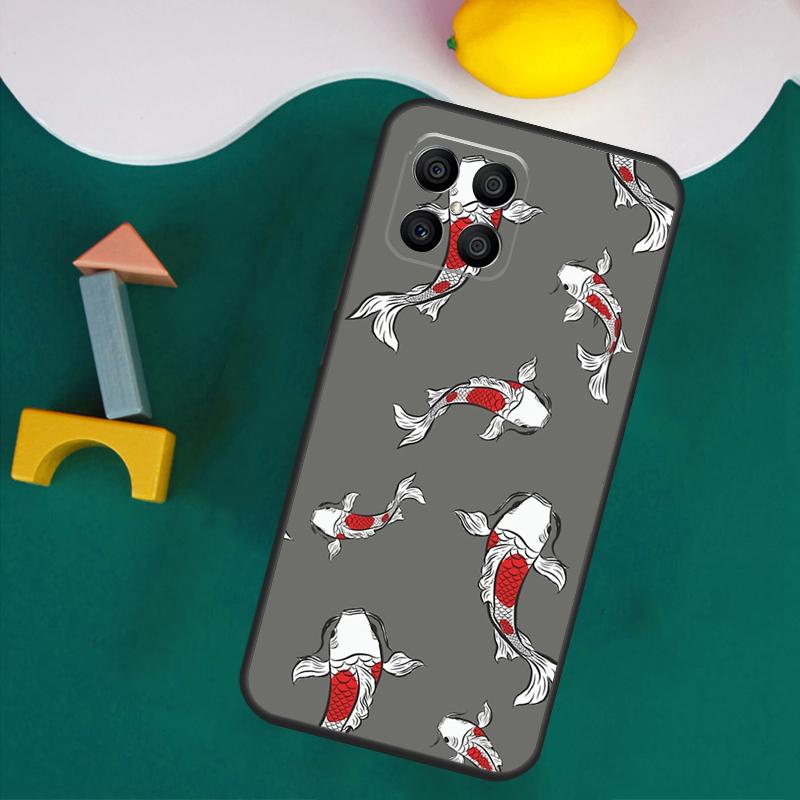 Чехол-рыбка Кои Инь-Ян для Honor Magic 7 5 6 Lite Honor 200 Pro 50 70 90 Lite X9a X8a X8 X9 X8b X9c X9b