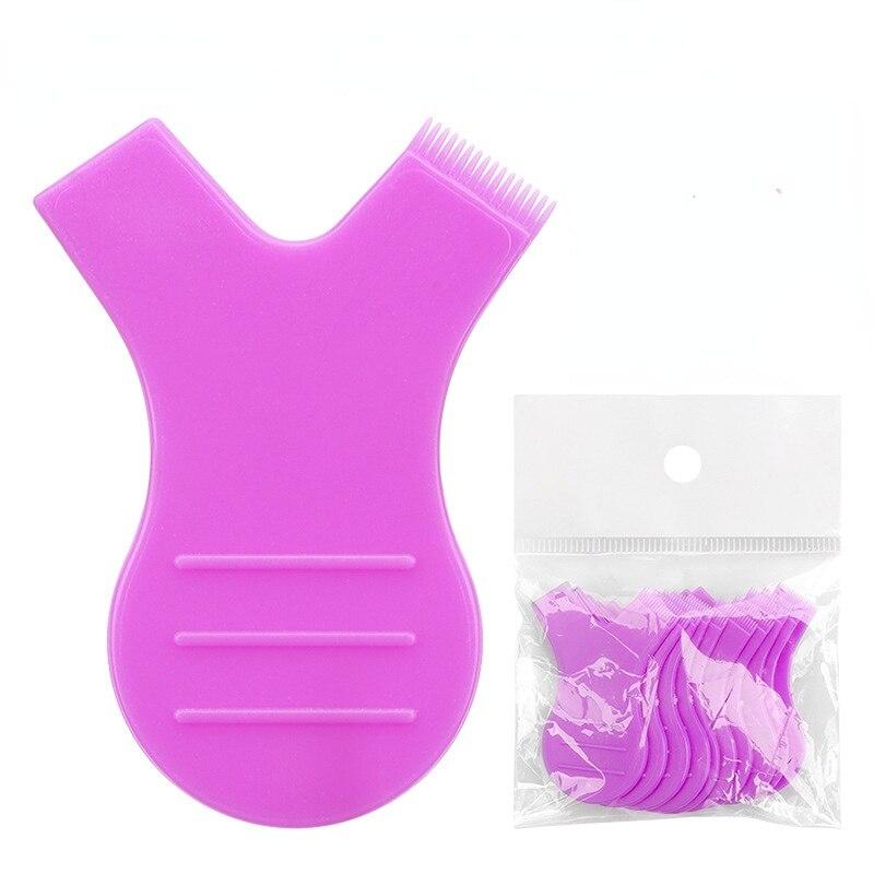 10 шт. Y-образные щипцы для завивки ресниц, силиконовые подушечки для завивки, аксессуары для ламинирования ресниц, щеточка для ресниц, гребень для очистки, инструмент для наращивания ресниц