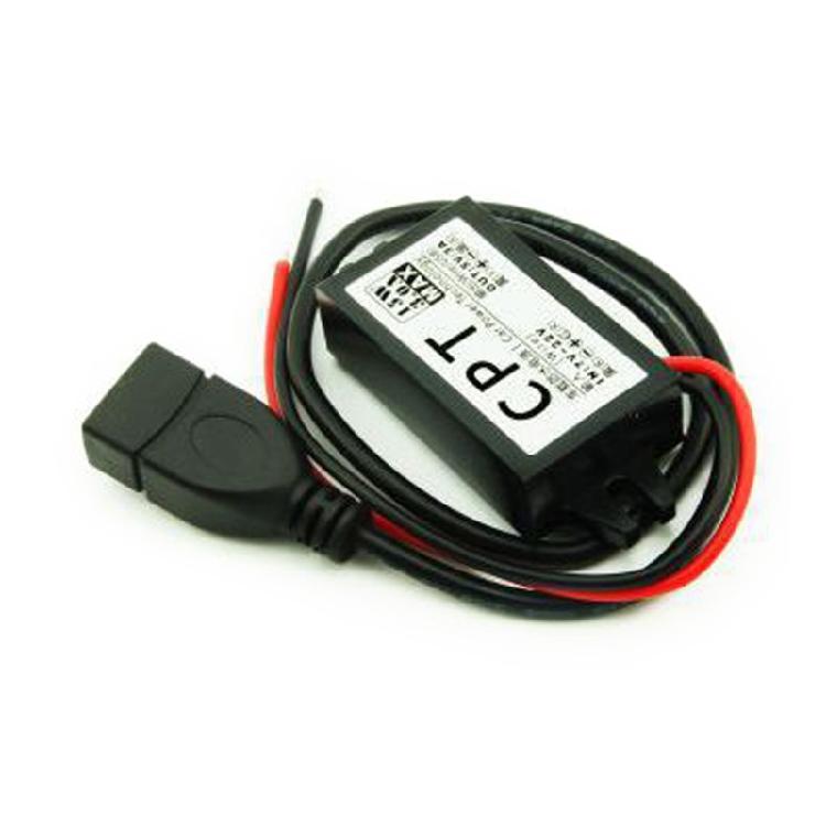 USB Повышающий преобразователь DC7V-22V в DC5V Понижающий кабель 3A 15W Автомобильный преобразователь питания