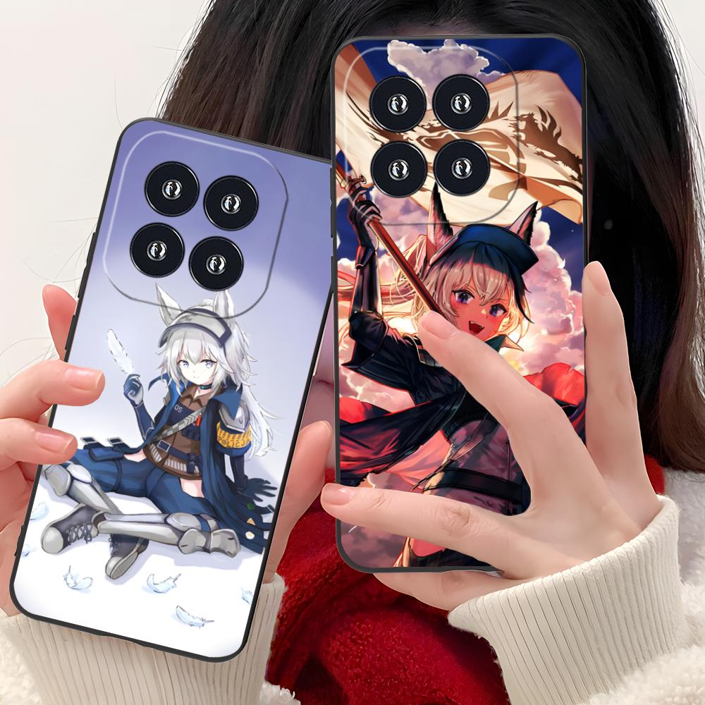 Чехол для мобильного телефона Arknights Grani Матовый ТПУ для Xiaomi 15 14 13 12 Mi 11 T Ultra Lite Pro S X 5G Цветная Печать