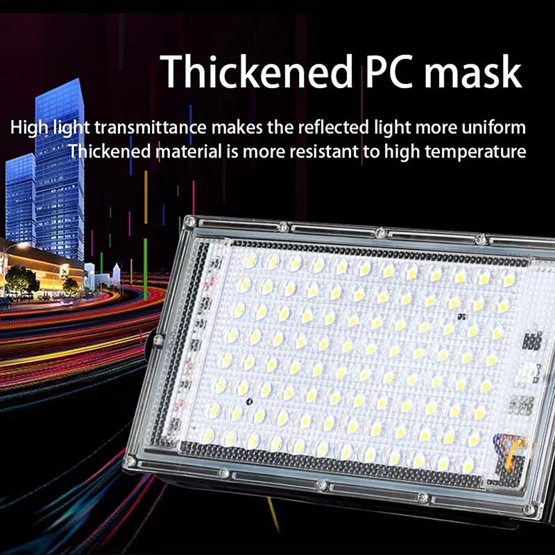 50W Led Reflector Flood Light Outdoor Lighting Ip65 Waterproof Spotlight 220V Garden Lighting Projectors Wall Lamp