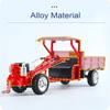 1:Модель ходящего трактора в масштабе 1:16, игрушечная машина, ручная рукоятка, звук, свет, скольжение вперед, модели сельскохозяйственных транспортных средств, детские игрушки