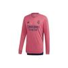 Футболка Real Madrid 20-21 сезона Away Player Edition с длинными рукавами и принтом логотипа, мужская, весенне-розовая FQ7492