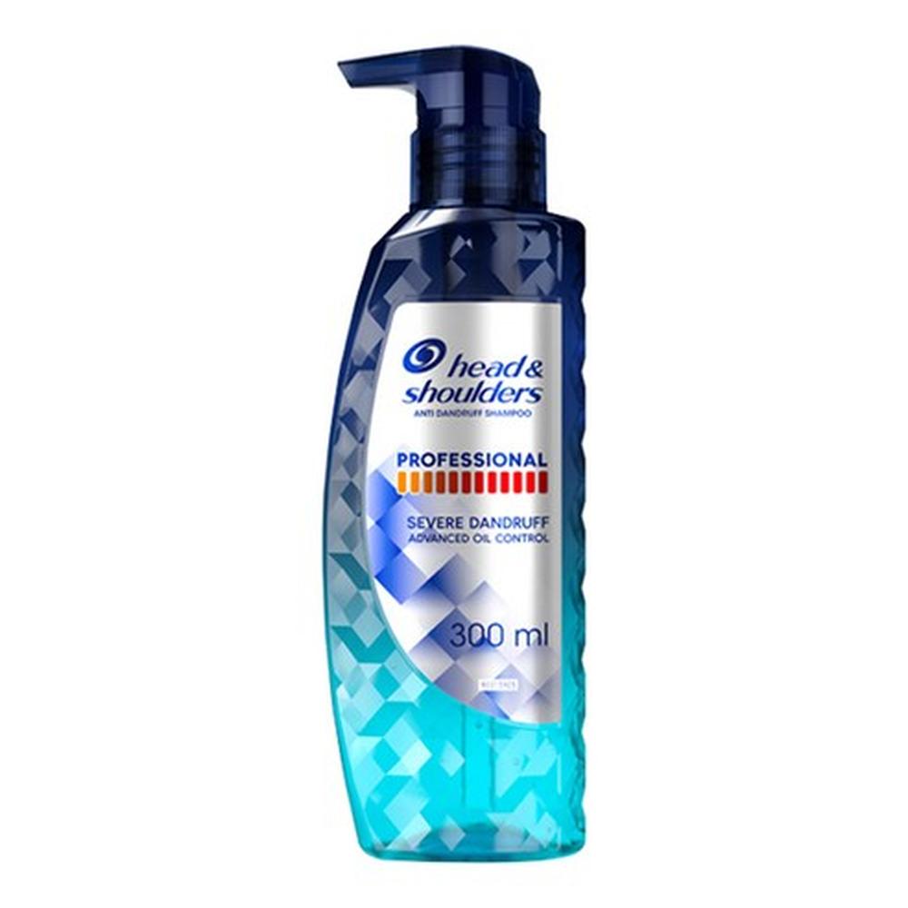 Head & Shoulders Профессиональный шампунь против перхоти с улучшенным контролем жирности 300 мл - Свежесть кожи головы, Корейский