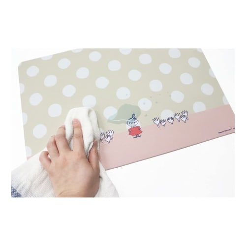 Okato Wipeable Placemat/Tablecloth/Lunch Cloth, Moomin Little My, 30cm x 45cm x 0.2cm